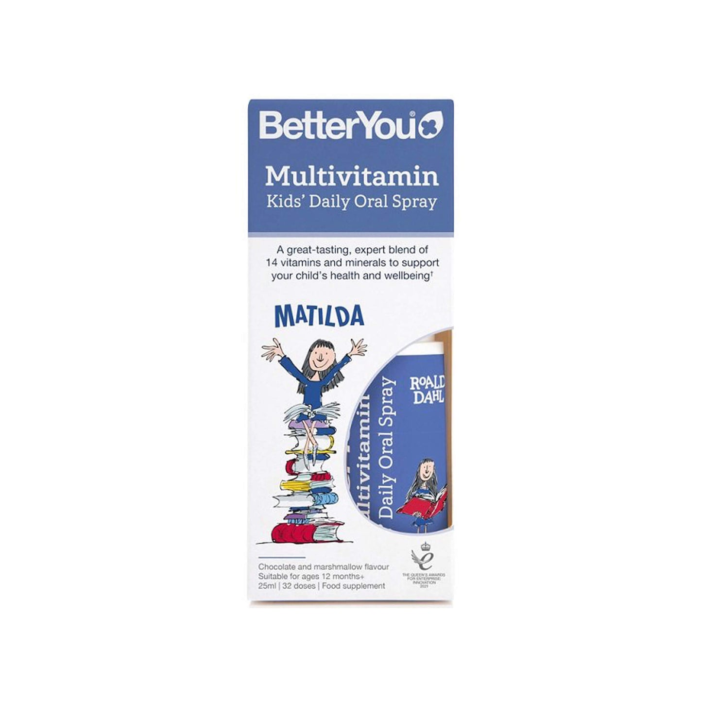 BetterYou, Multivitamin Kids' Daily Oral Spray, Chocolate and Marshmallow (Sugar Free) (1y+) - 25 ml