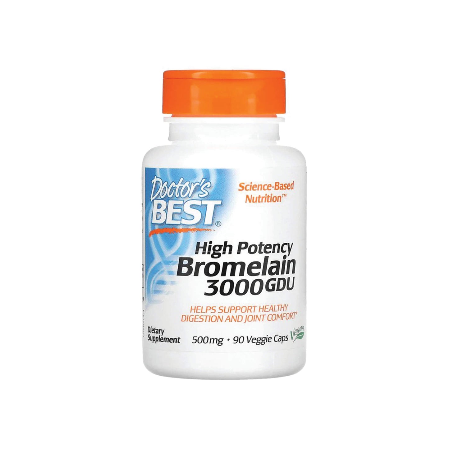 Doctor's Best, High Potency Bromelain 3000 GDU, 500 mg - 90 Veggie Caps