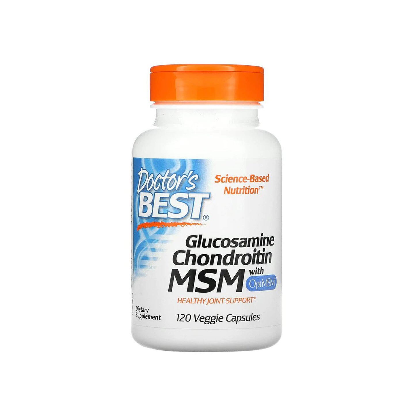 Doctor's Best Glucosamine Chondroitin MSM with OptiMSM, 120 Capsules