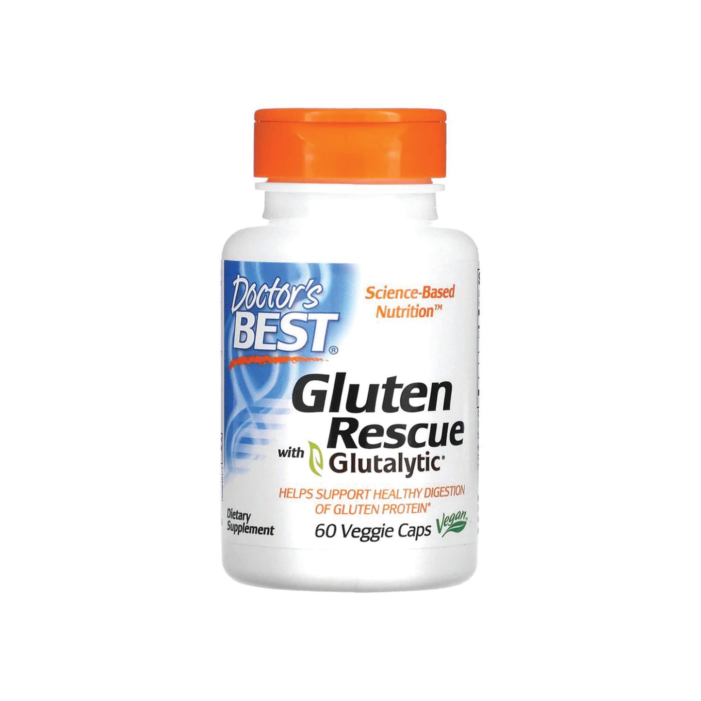 Doctor's Best, Gluten Rescue with Glutalytic - 60 Veggie Caps