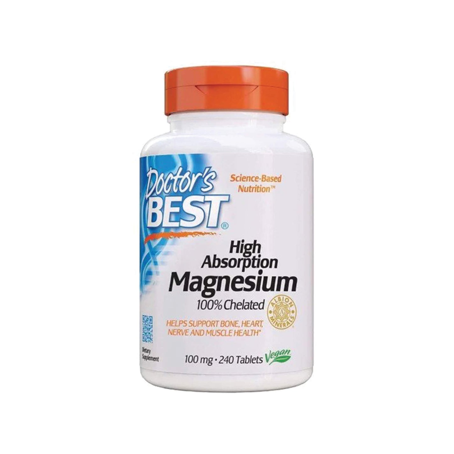 Doctor's Best, High Absorption Magnesium - 240 Tablets