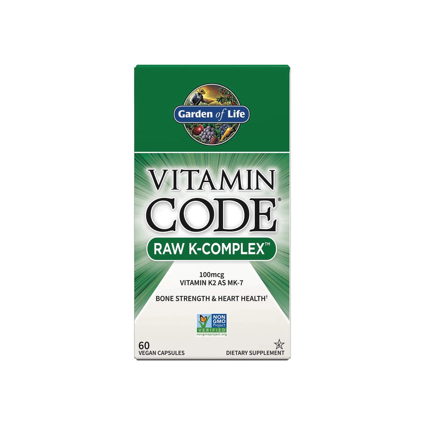 Garden of Life, Vitamin Code Raw K-Complex - 60 Capsules