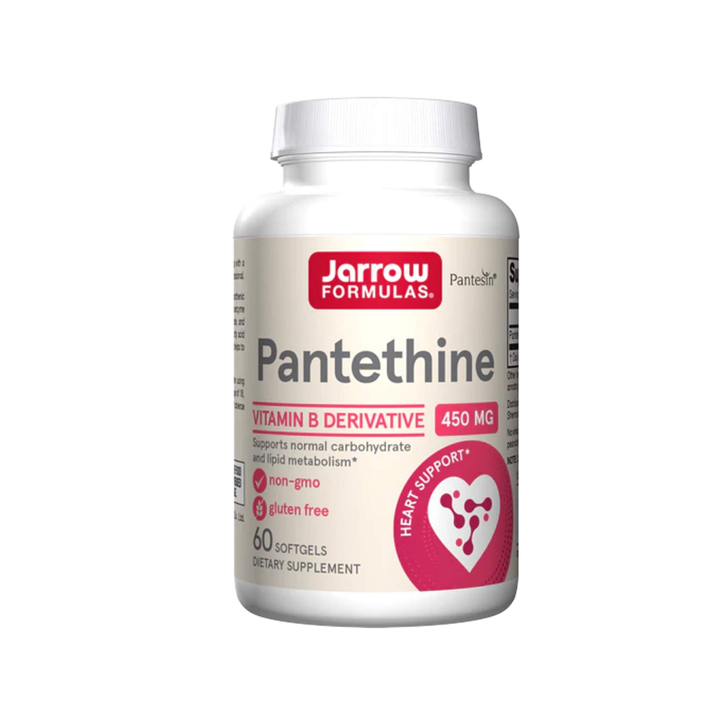 Jarrow Formulas, Pantethine, 450mg - 60 Soft Gels