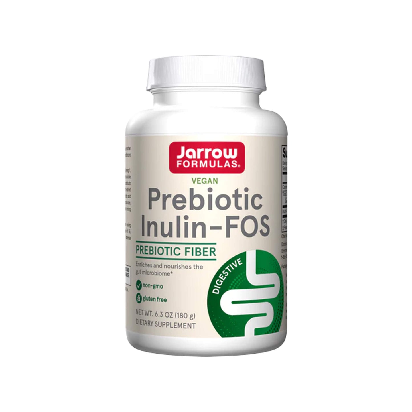 Jarrow Formulas, Prebiotic Inulin-FOS - 180 Grams