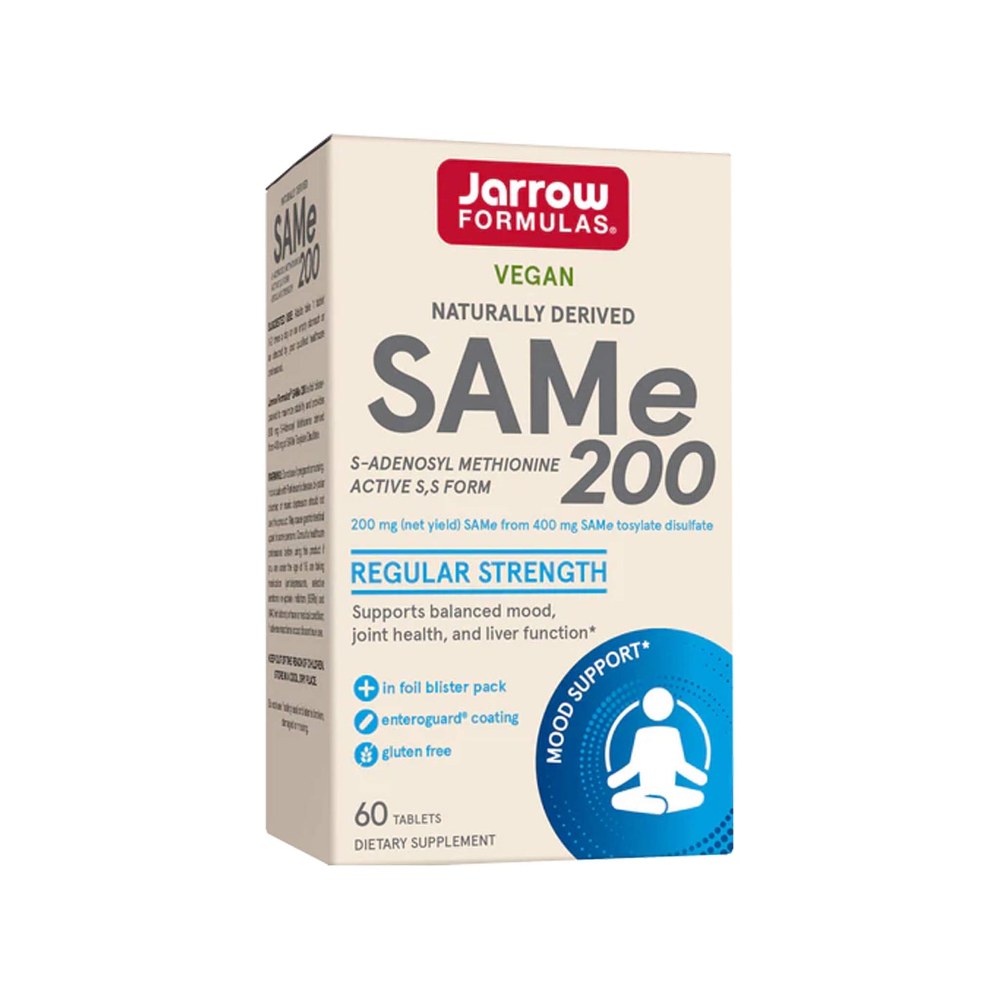 Jarrow Formulas, SAMe 200 - 60 Tablets