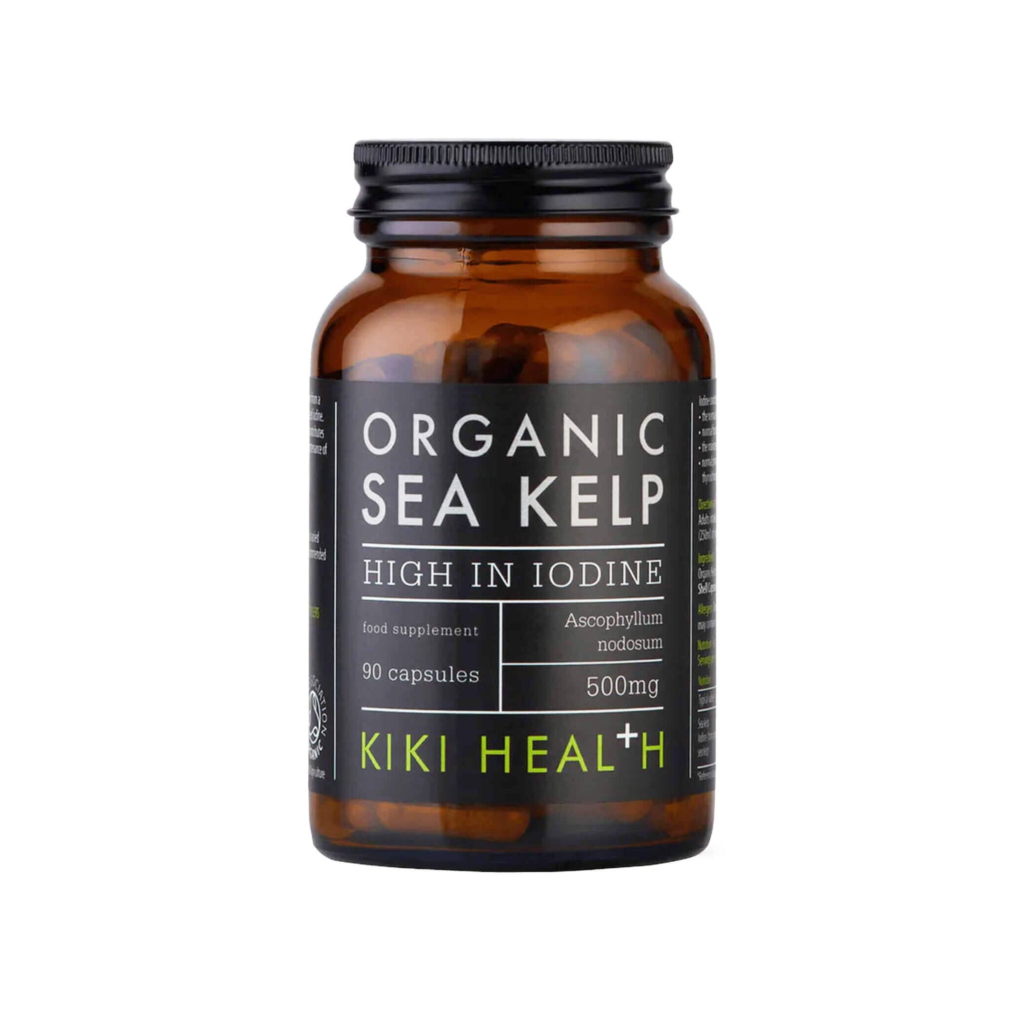 Kiki Health, Organic Sea Kelp, 500 mg - 90 Capsules