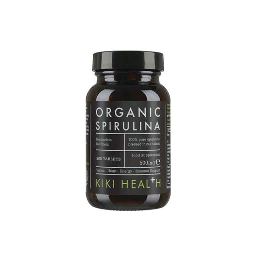 Kiki Health, Organic Spirulina, 500 mg - 200 Tablets