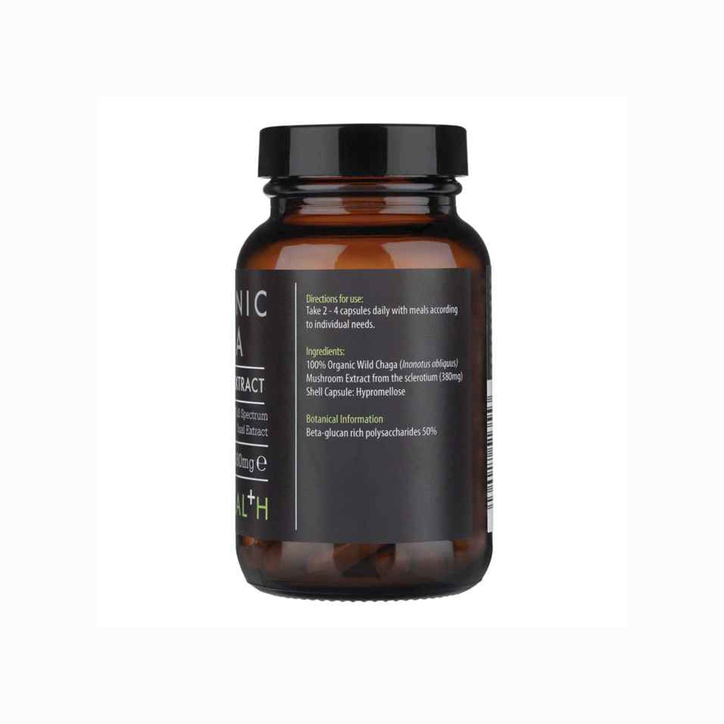 Kiki Health, Chaga Extract, Organic – 60 VegiCaps