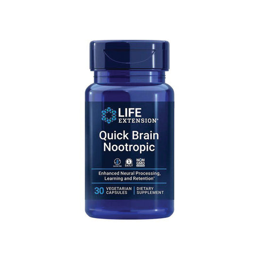 Life Extension, Quick Brain Nootropic - 30 Veg Caps