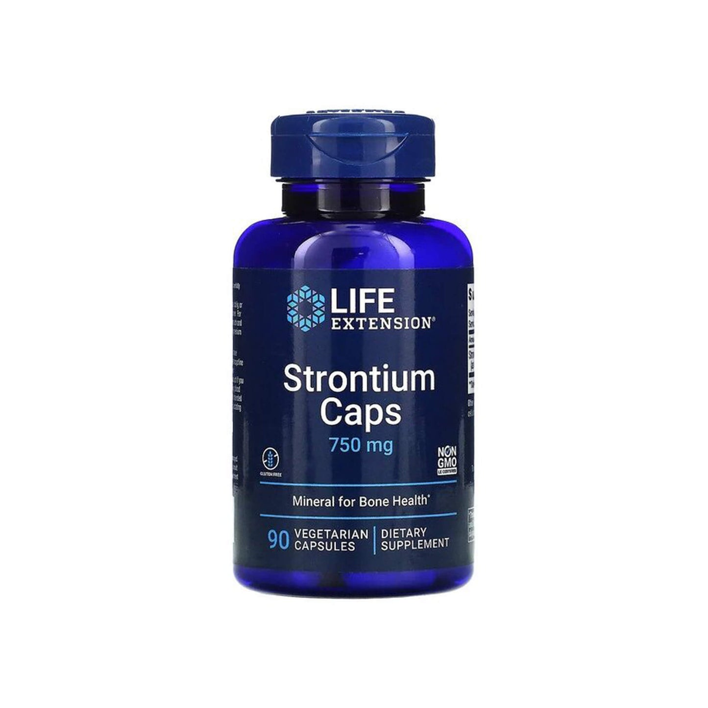 Life Extension Strontium Caps, 750 mg - 90 Veg Capsules