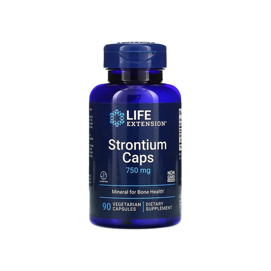 Life Extension Strontium Caps, 750 mg - 90 Veg Capsules