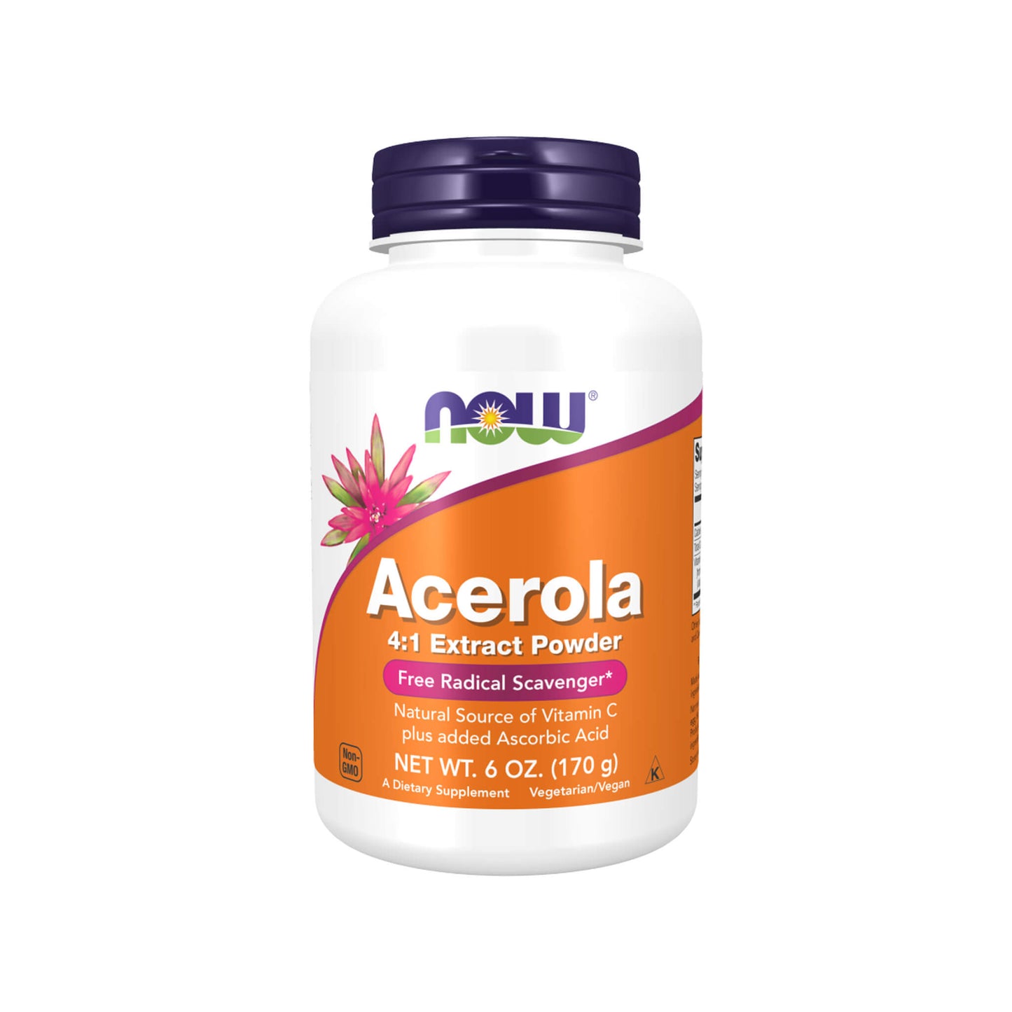 NOW Foods, Acerola, 4:1 Extract Powder - 170 Grams