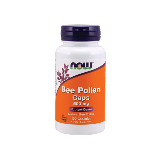 NOW Foods Bee Pollen 500 mg - 100 Capsules