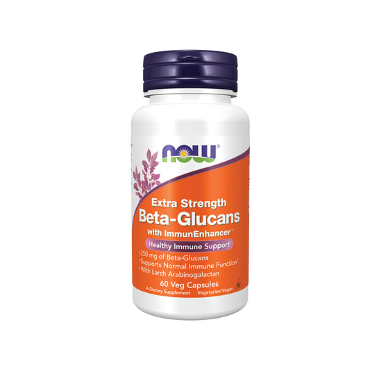 NOW Foods Beta-Glucans, 60 Veg Capsules