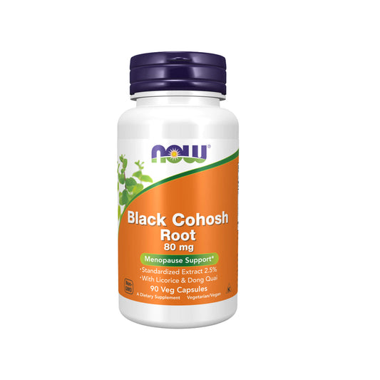 NOW Foods, Black Cohosh Root, 80 mg - 90 Veg Capsules