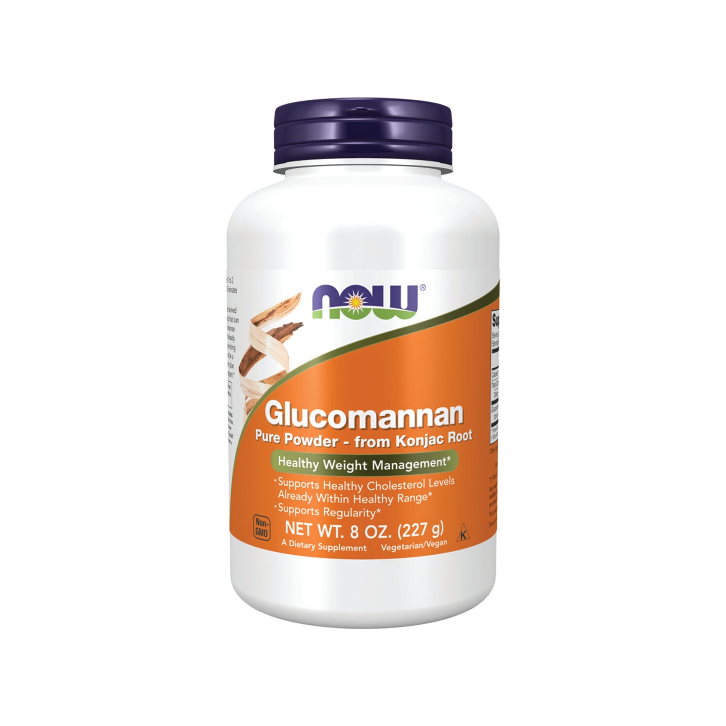 NOW Foods, Glucomannan from Konjac Root, Pure Powder - 227 g