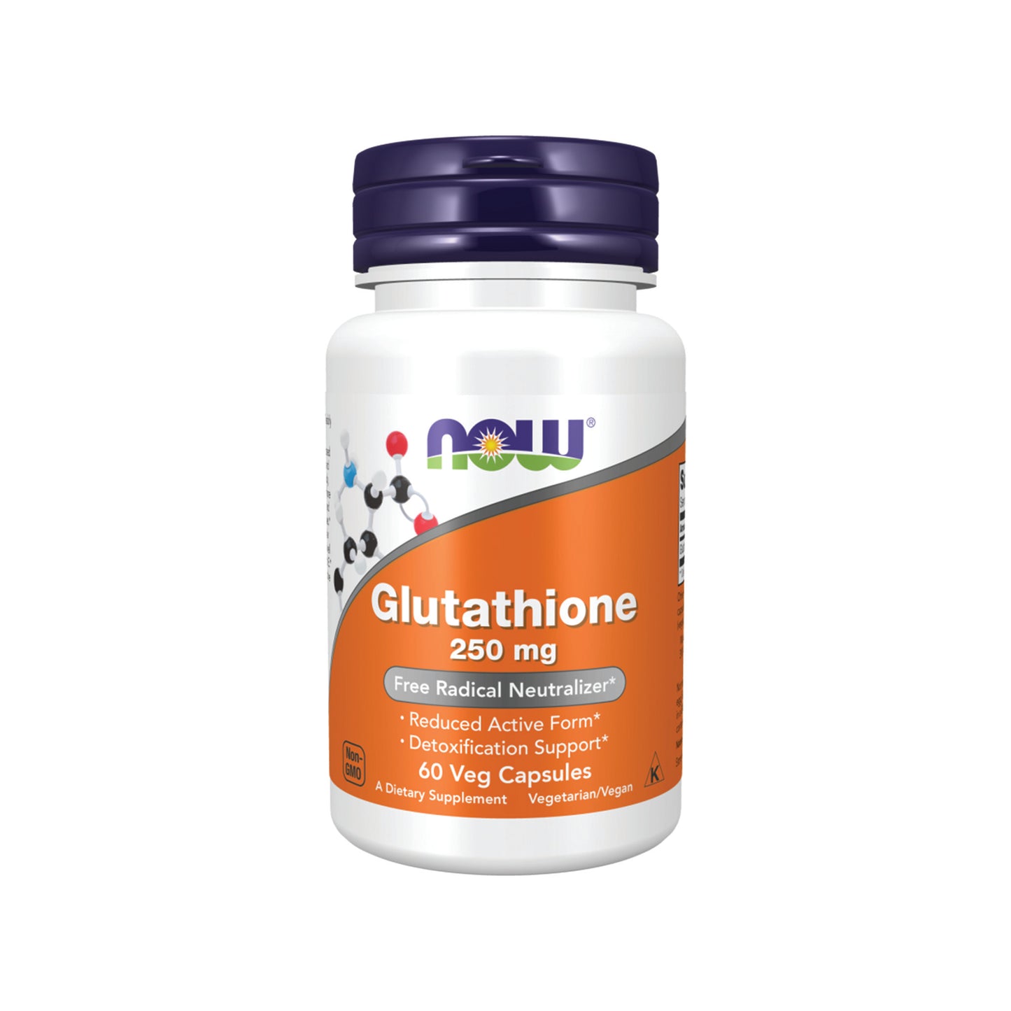 NOW Foods Glutathione, 250 mg - 60 Veg Capsules