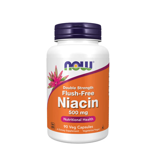 NOW Foods, Niacin Flush-Free (Vitamin B3), 500 mg - Veg Capsules