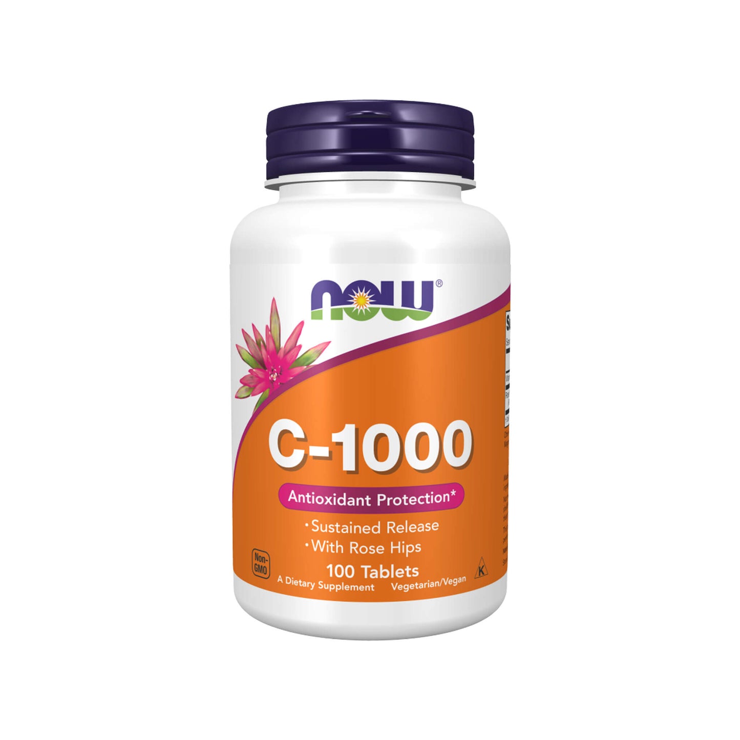 NOW Foods, Vitamin C-1000 with Rose Hips, Sustained Release - 100 Tablets