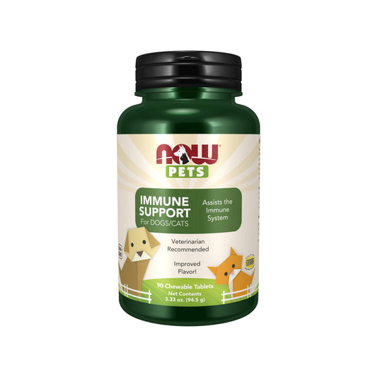 NOW Pets, Pets, Immune Support - 90 Chewable Tablets