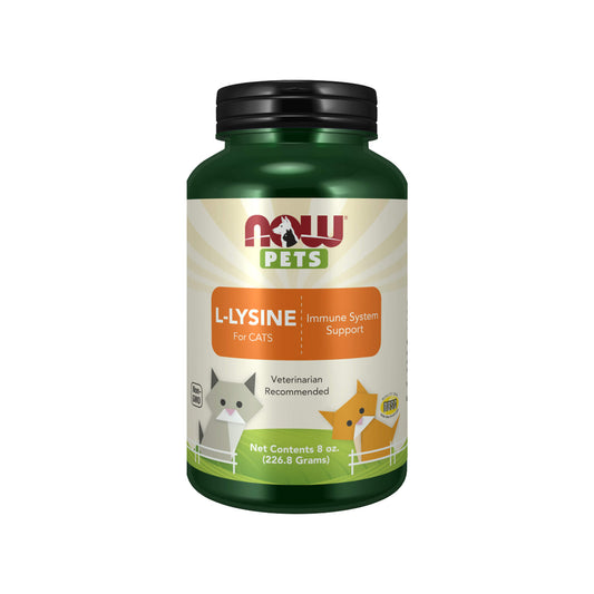 NOW Pets, Pets, L-Lysine for Cats - 226 Grams