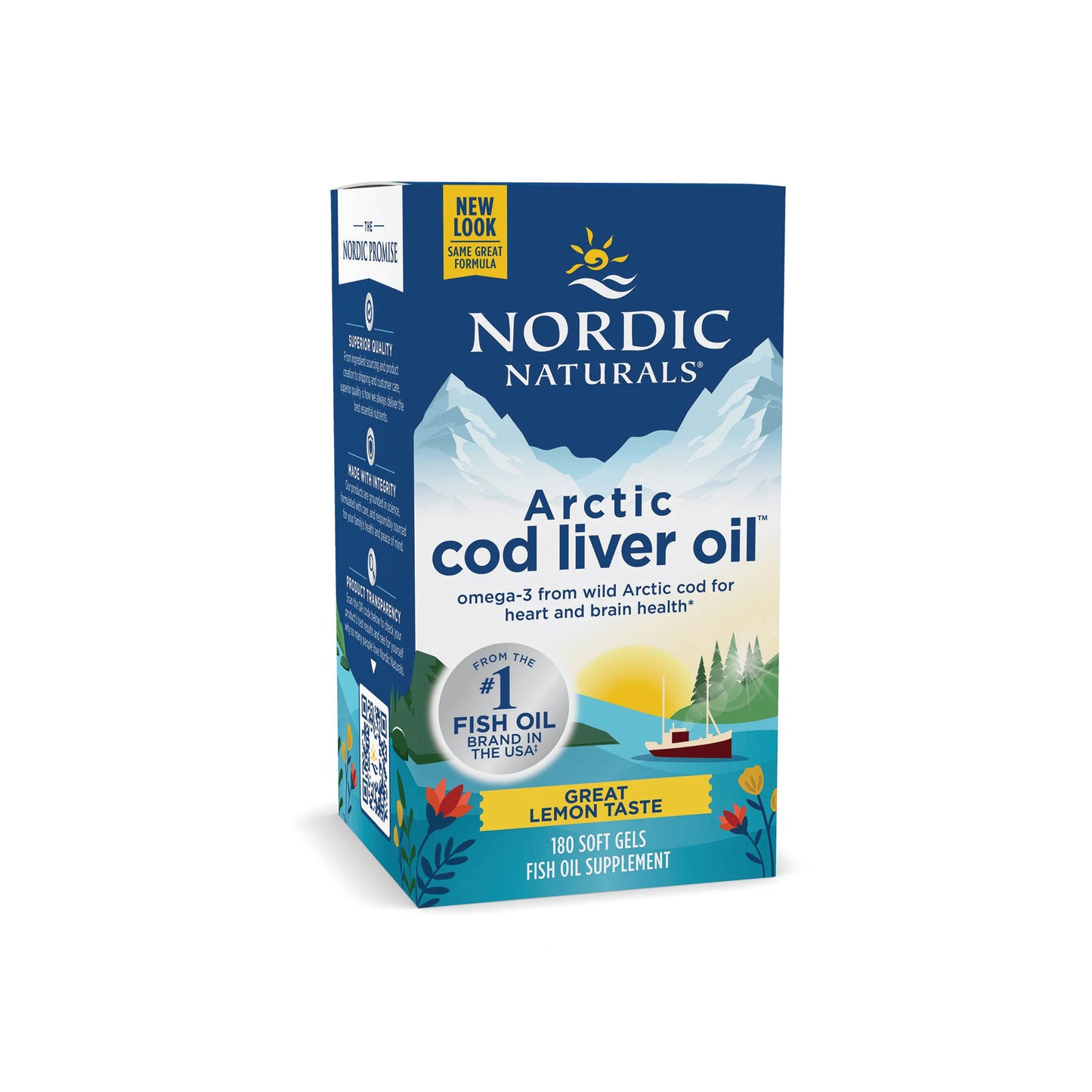 Nordic Naturals Arctic Cod Liver Oil, 750mg Lemon