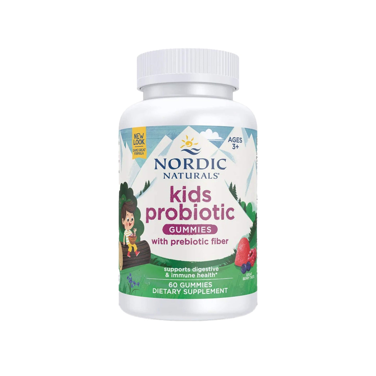 Nordic Naturals, Probiotic Gummies Kids, Merry Berry Punch - 60 Gummies (2y+)