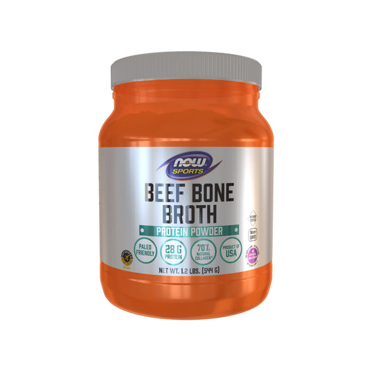 NOW Foods Bone Broth Powder, Beef, 544 grams