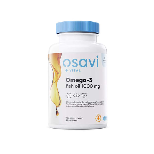 Osavi, Omega-3 Fish Oil Molecularly Distilled, 1000mg (Lemon) - Soft Gels