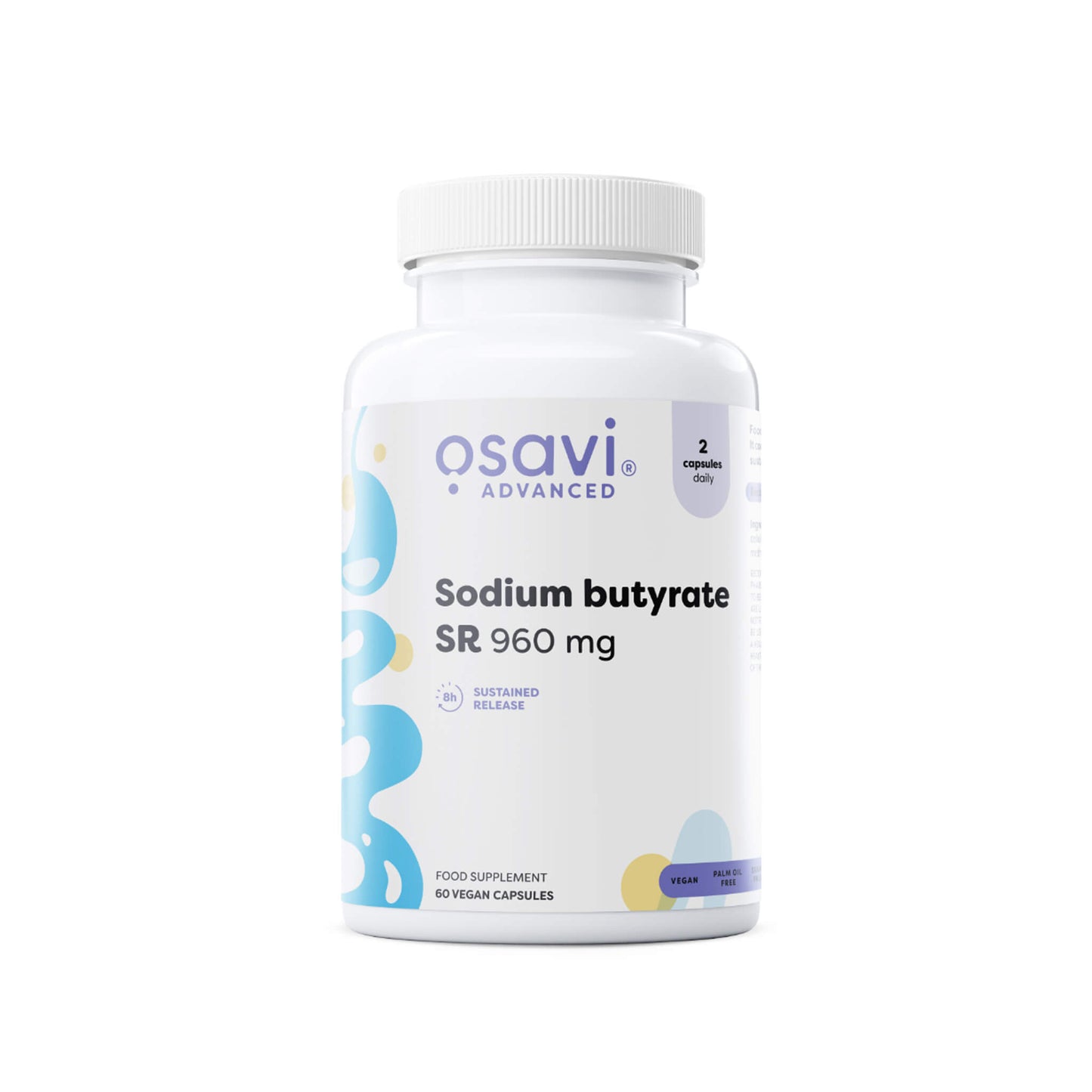 Osavi, Sodium butyrate SR, 960 mg - Vegan Capsules