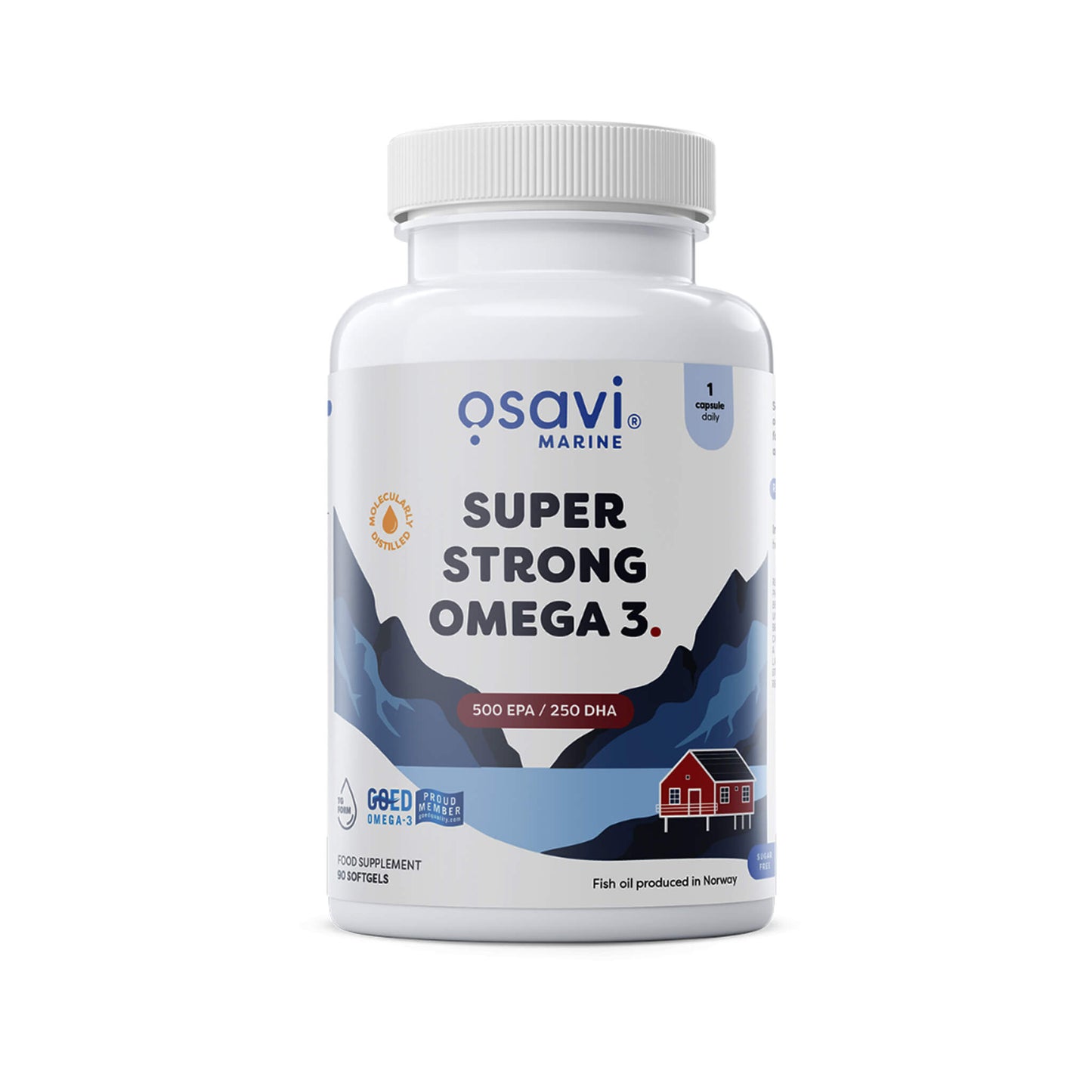 Osavi, Super Strong Omega 3, 500 EPA / 250 DHA - Soft Gels