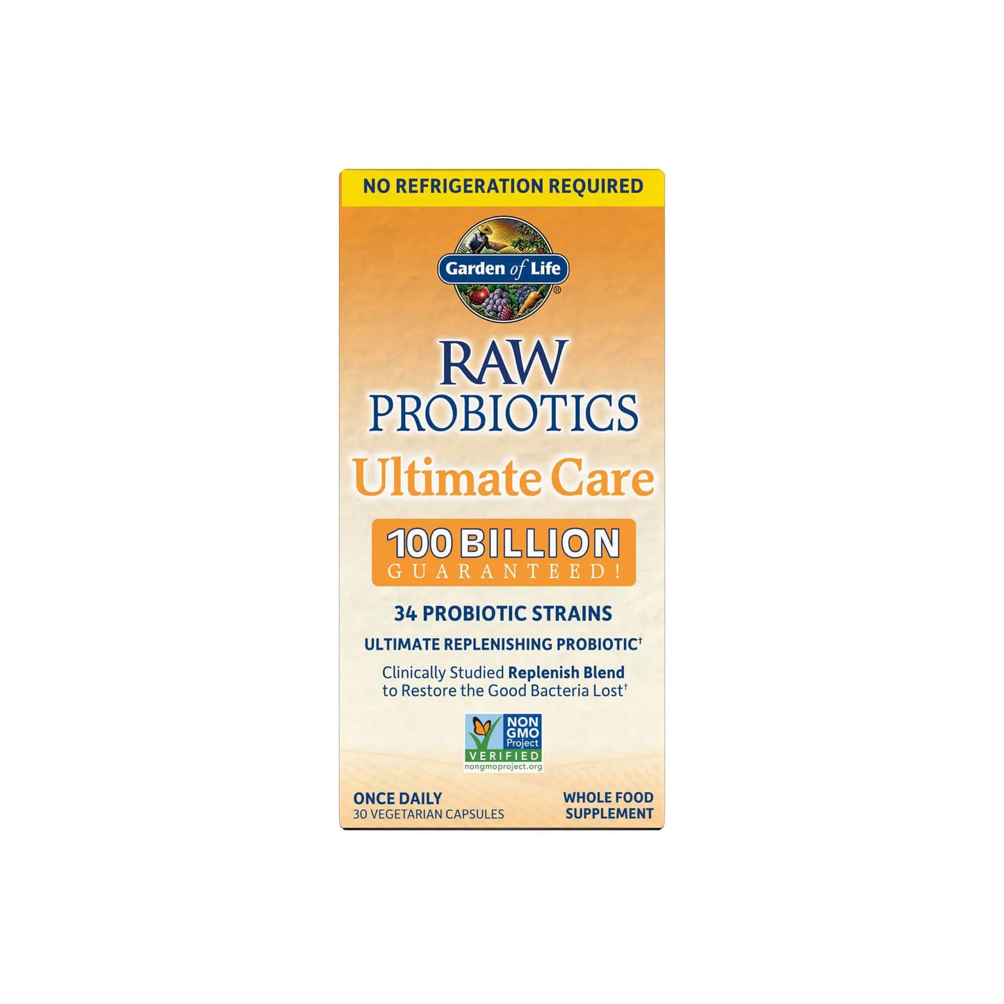 Garden of Life Raw Probiotics Ultimate Care, 30 Vegetable Capsules