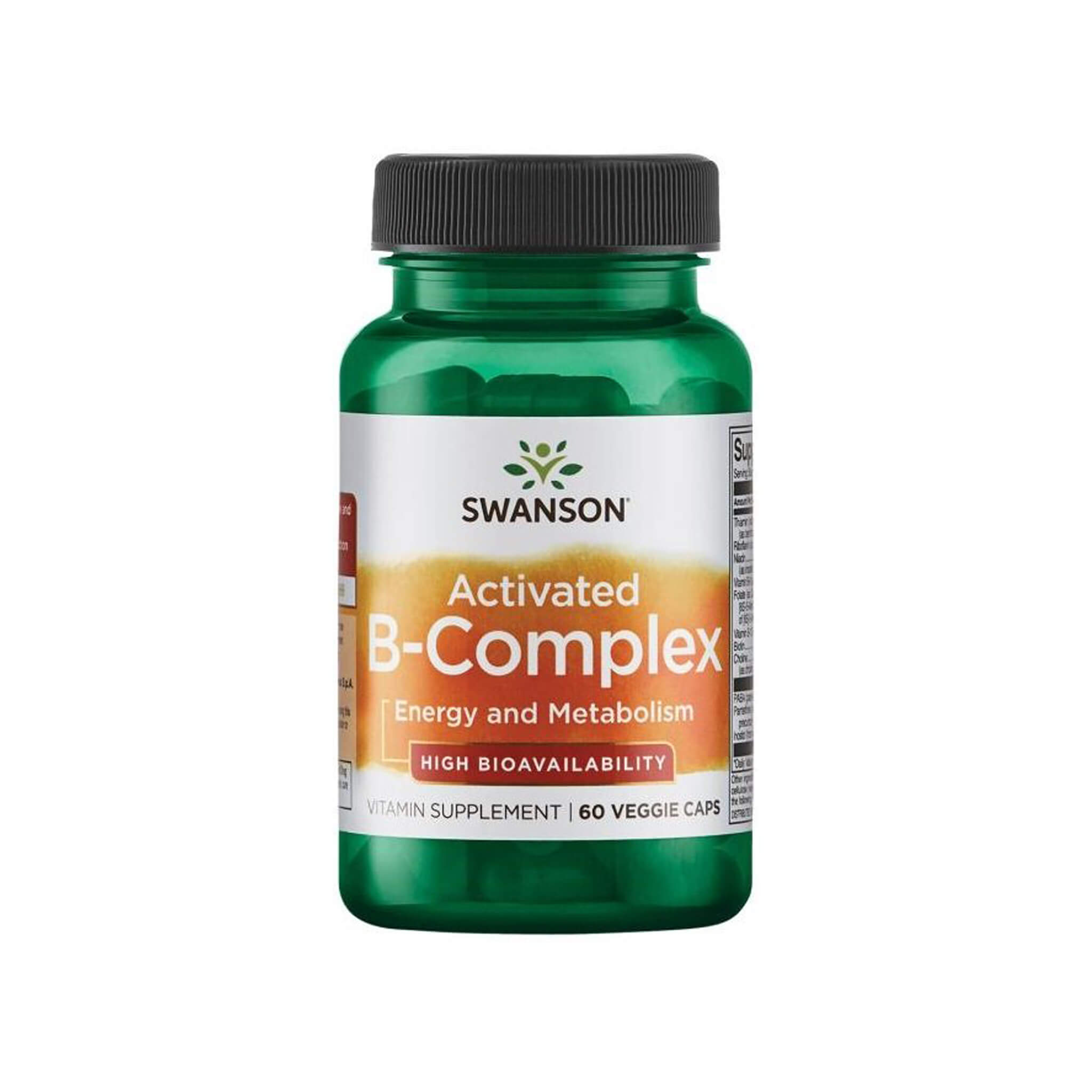 Swanson, Activated B-Complex - 60 Veg Capsules – Suppist