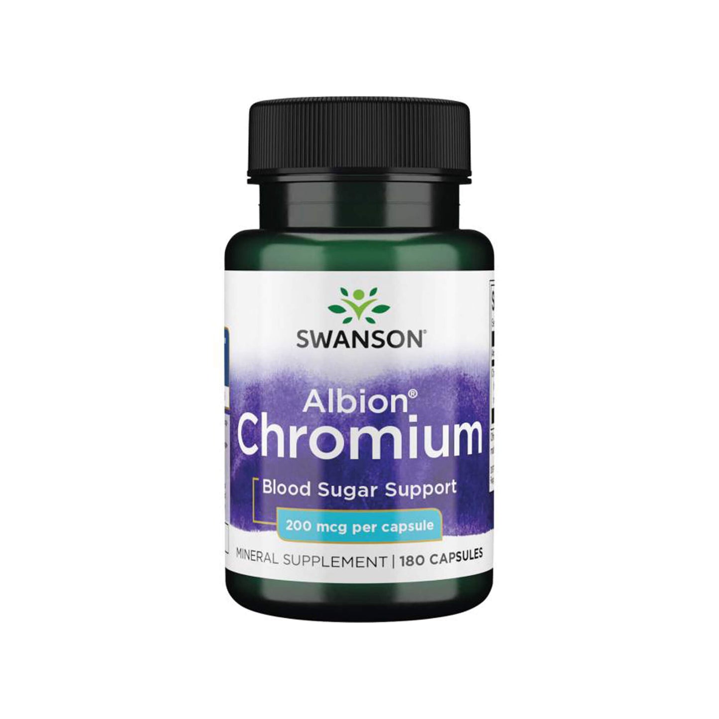 Swanson, Albion Chelated Chromium, 200 mcg - 180 Capsules