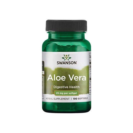 Swanson, Aloe Vera, 25 mg - 100 Soft Gels