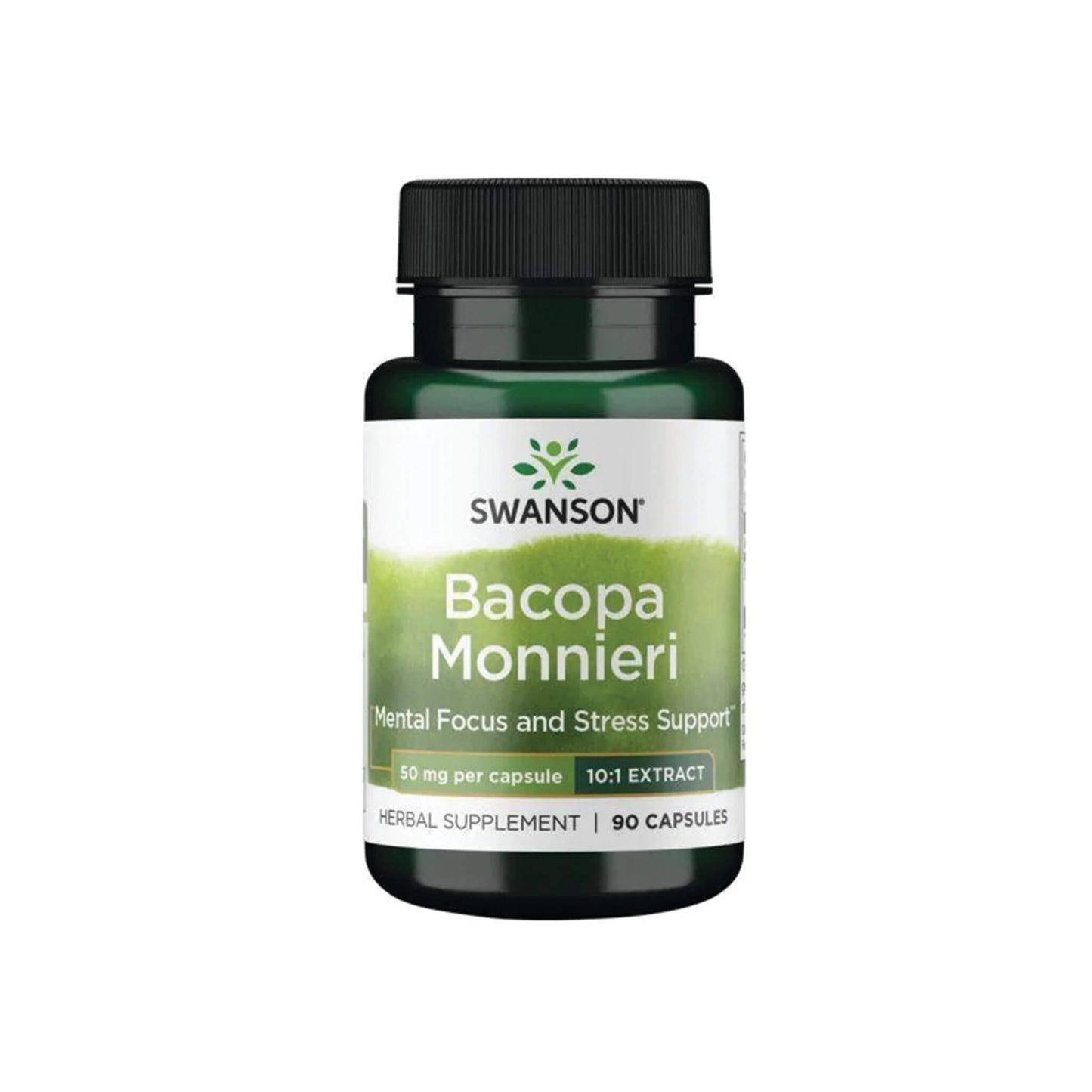 Swanson, Bacopa Monnieri 10:1 Extract, 50 mg - 90 Capsules