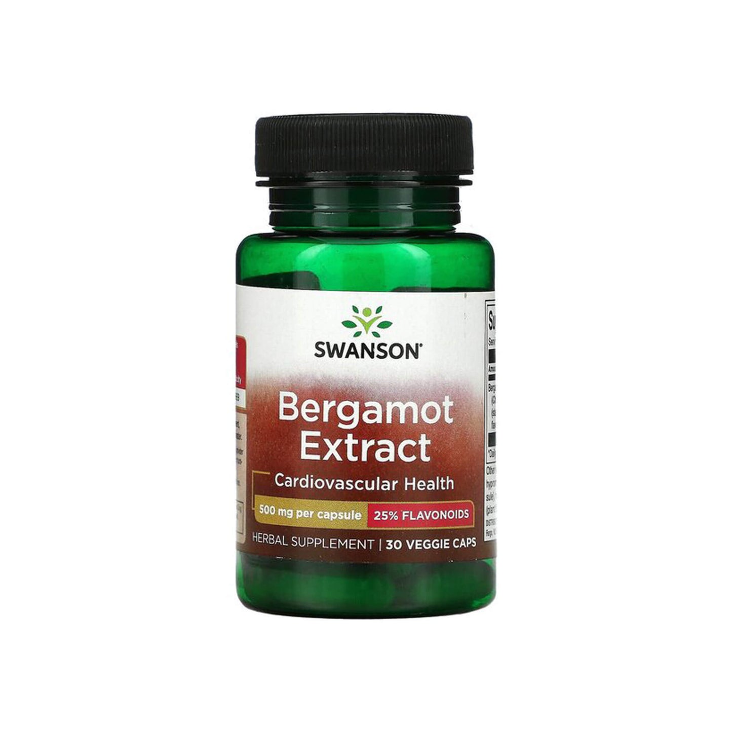 Swanson Bergamot Extract, 500 mg - 30 Veg Capsules