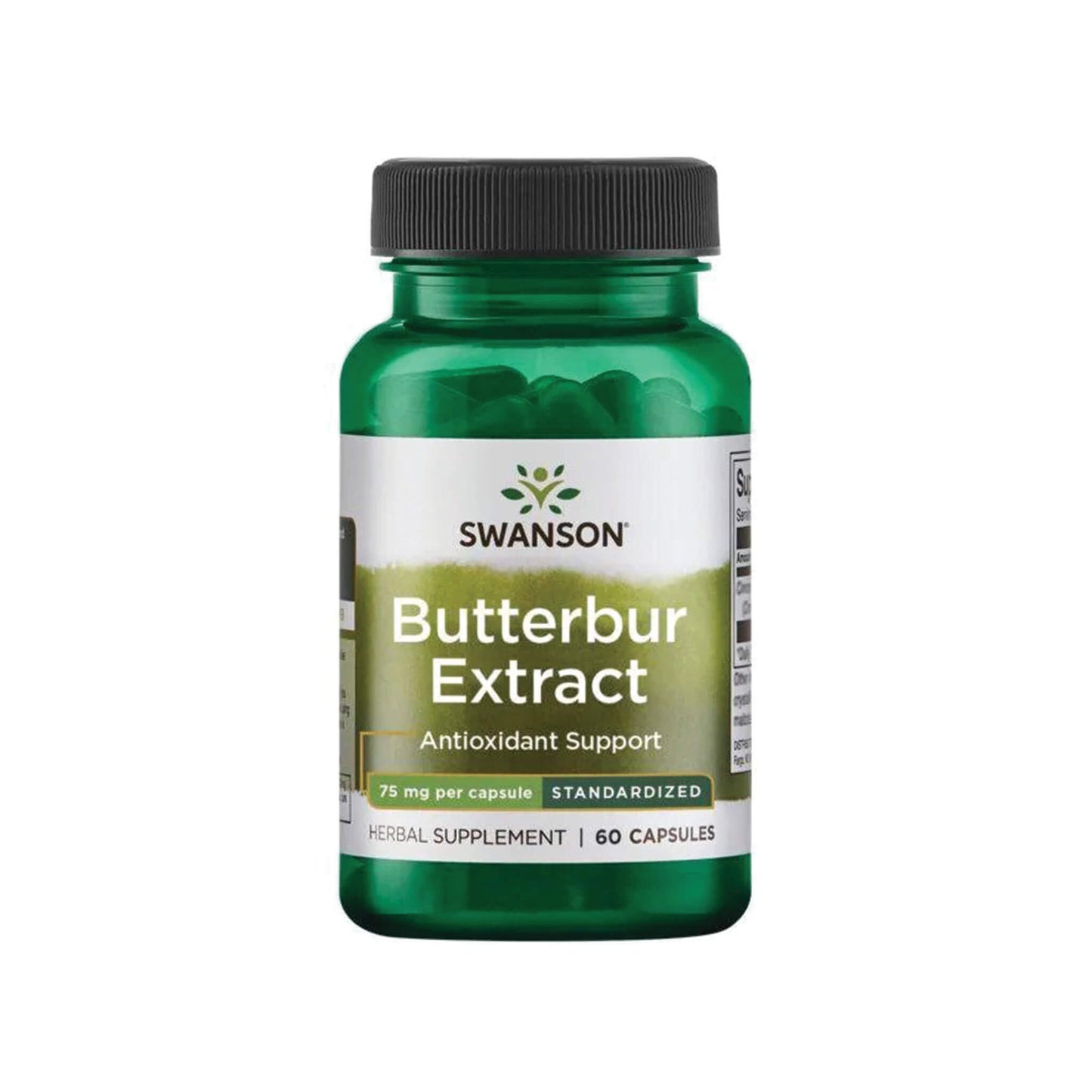 Swanson, Butterbur Extract, 75 mg - 60 Capsules