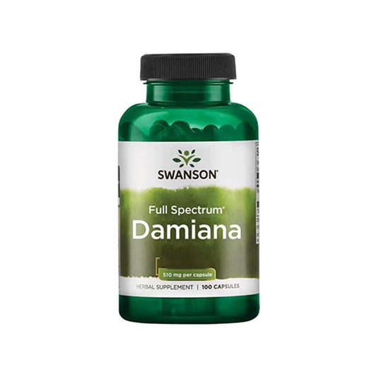 Swanson, Damiana, 510mg - 100 Capsules