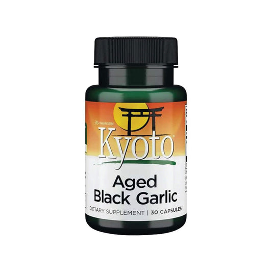 Swanson, Kyoto Aged Black Garlic - 30 Capsules