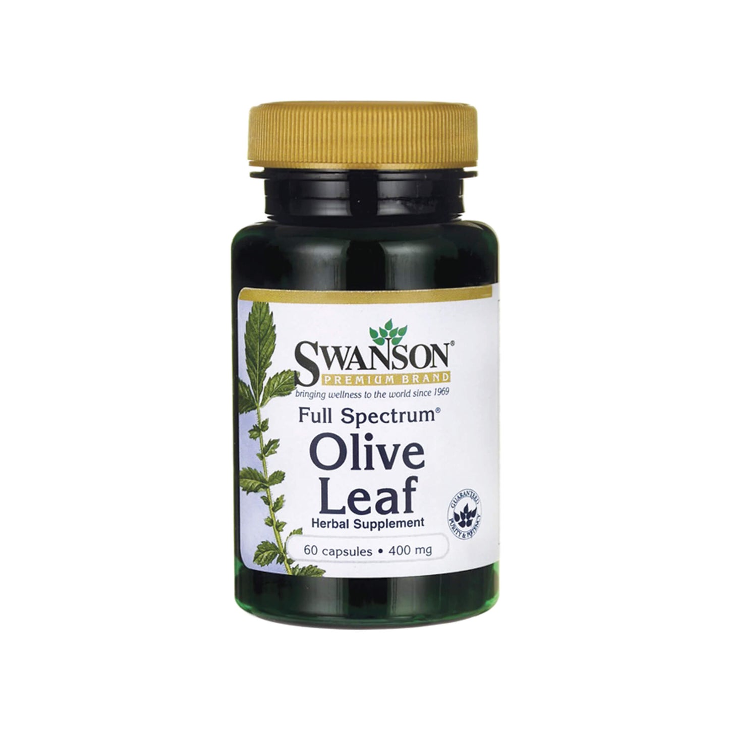 Swanson, Full Spectrum Olive Leaf, 400mg - 60 Capsules