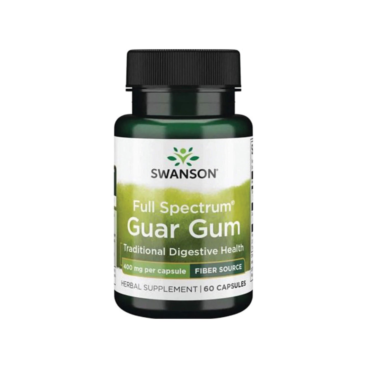 Swanson Full Spectrum Guar Gum, 400 mg - 60 Capsules