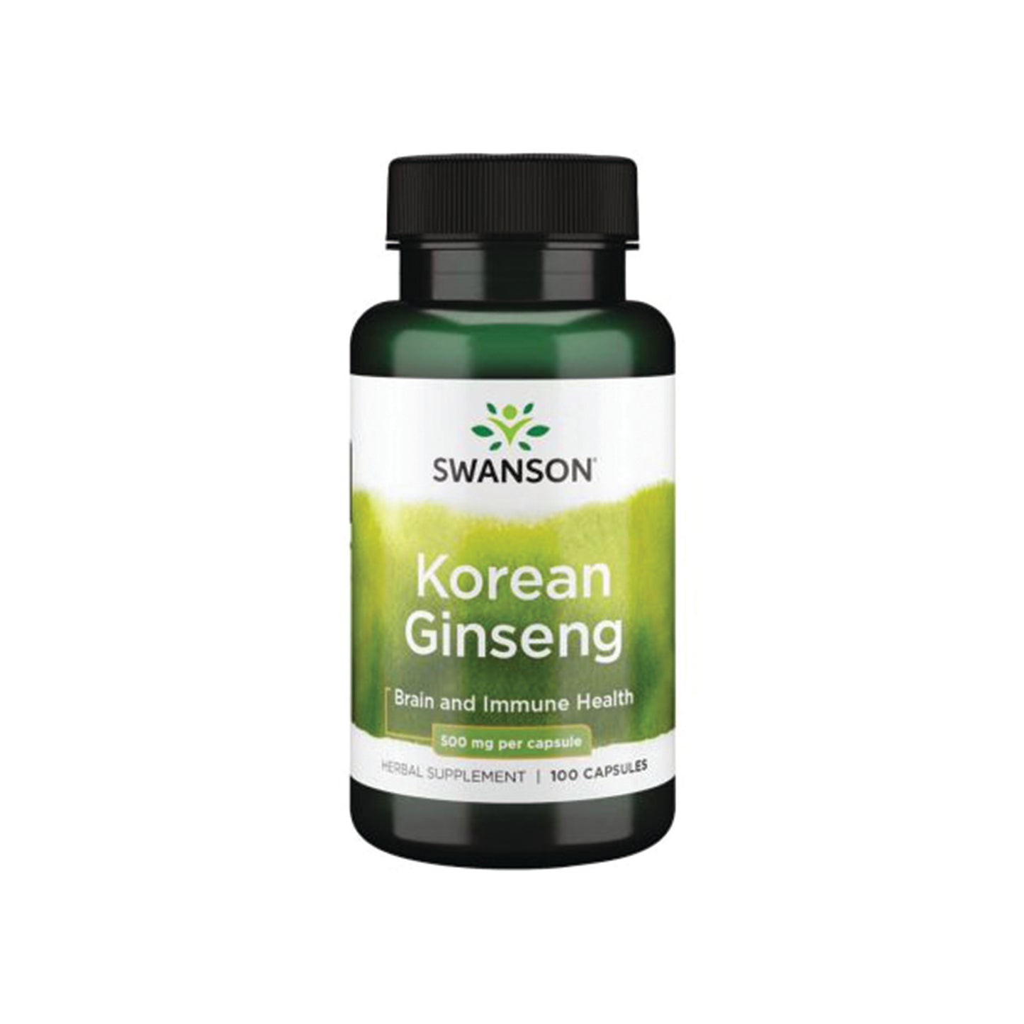 Swanson, Korean Ginseng, 500 mg - 100 Capsules