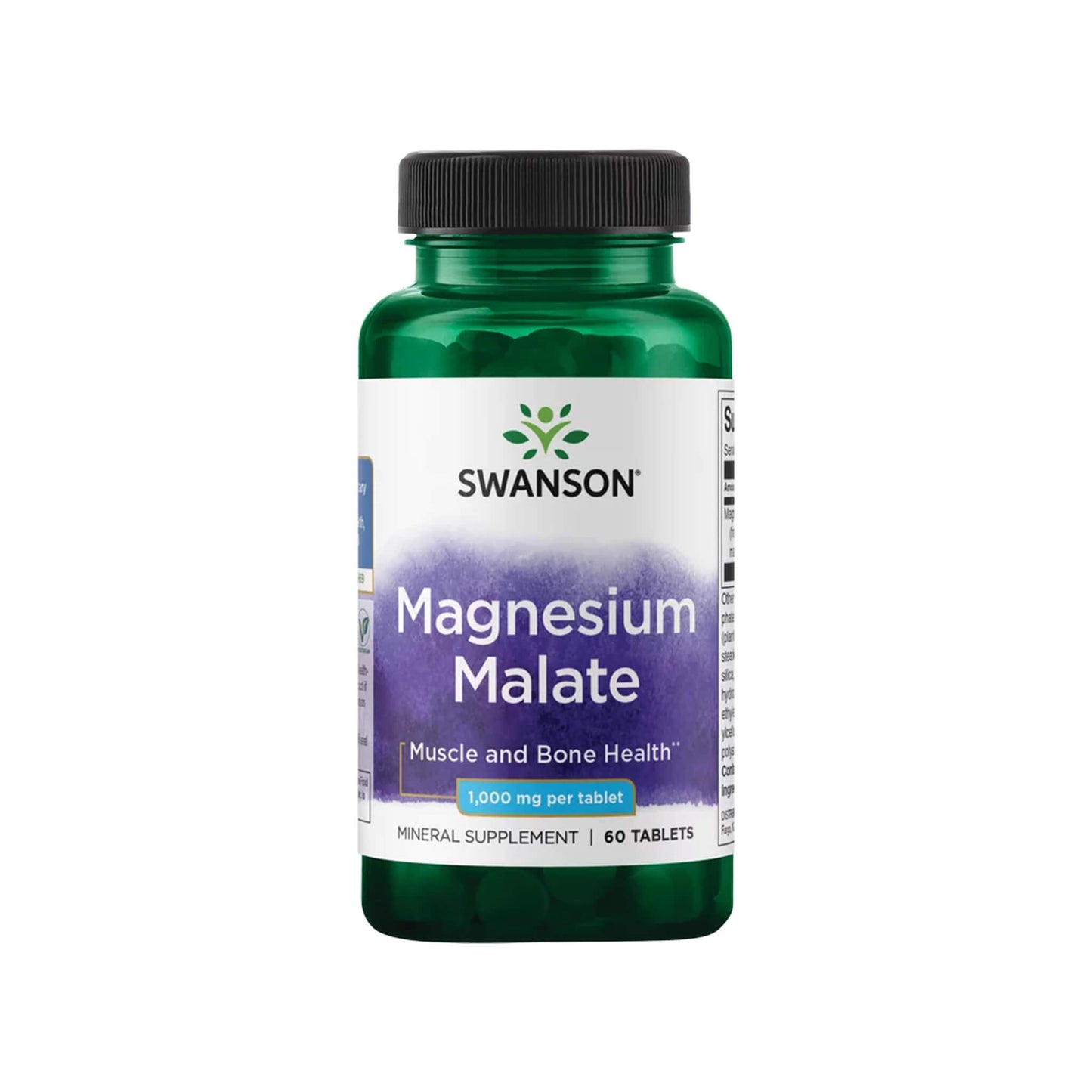 Magnesium Malate, 150 mg Elemental Magnesium - 60 Tablets