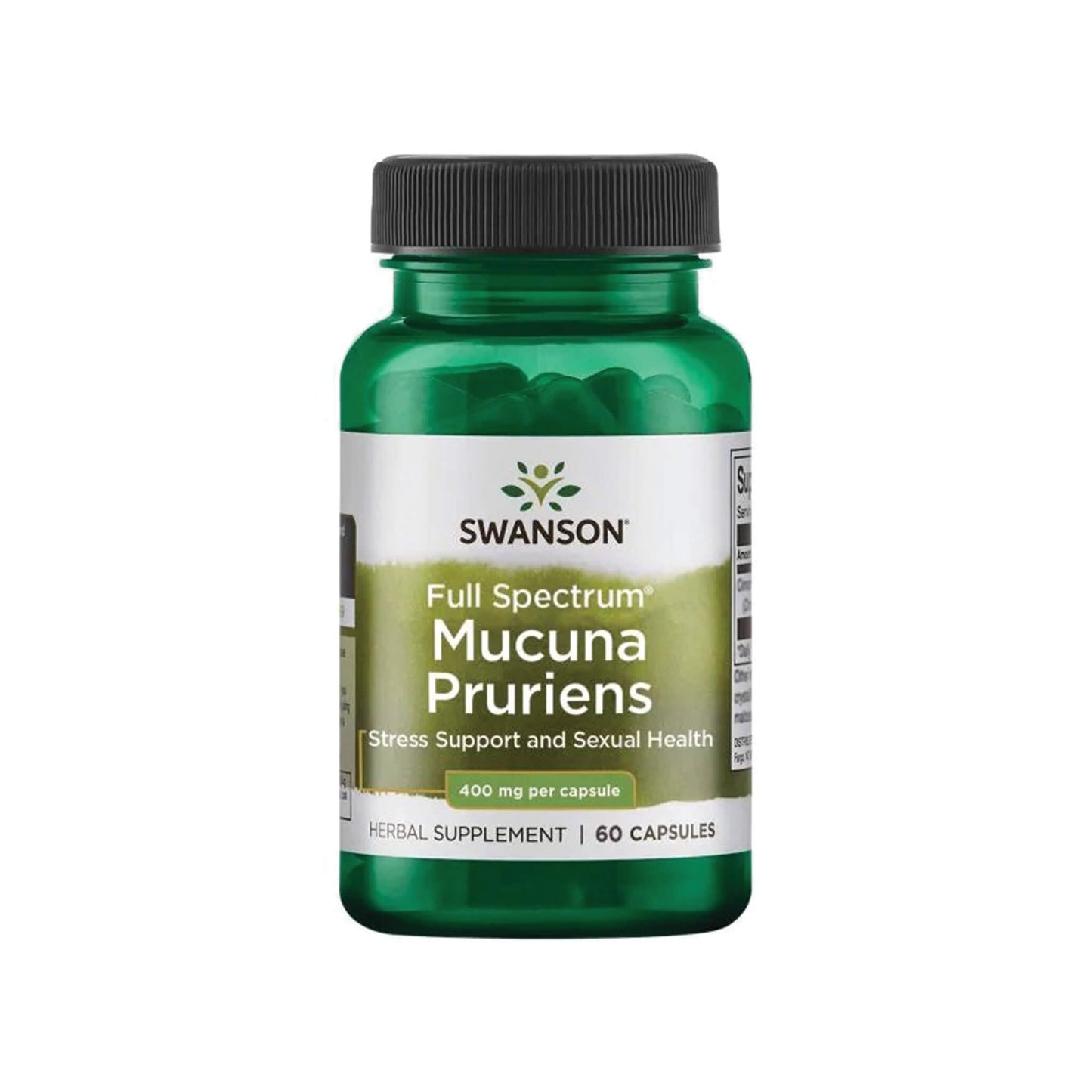 Swanson, Full Spectrum Mucuna Pruriens, 400mg - 60 Capsules