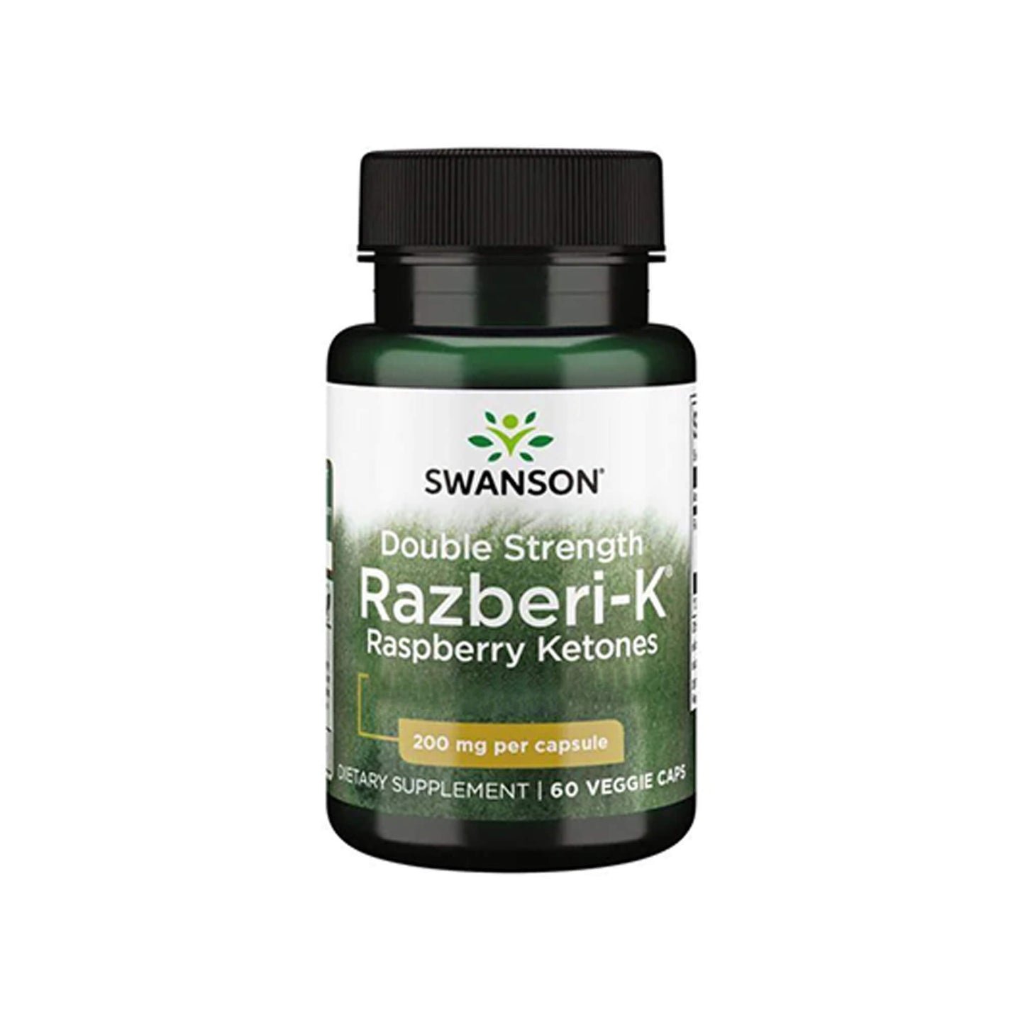 Swanson, Double Strength Razberi-K, 200 mg - 60 Veg Capsules