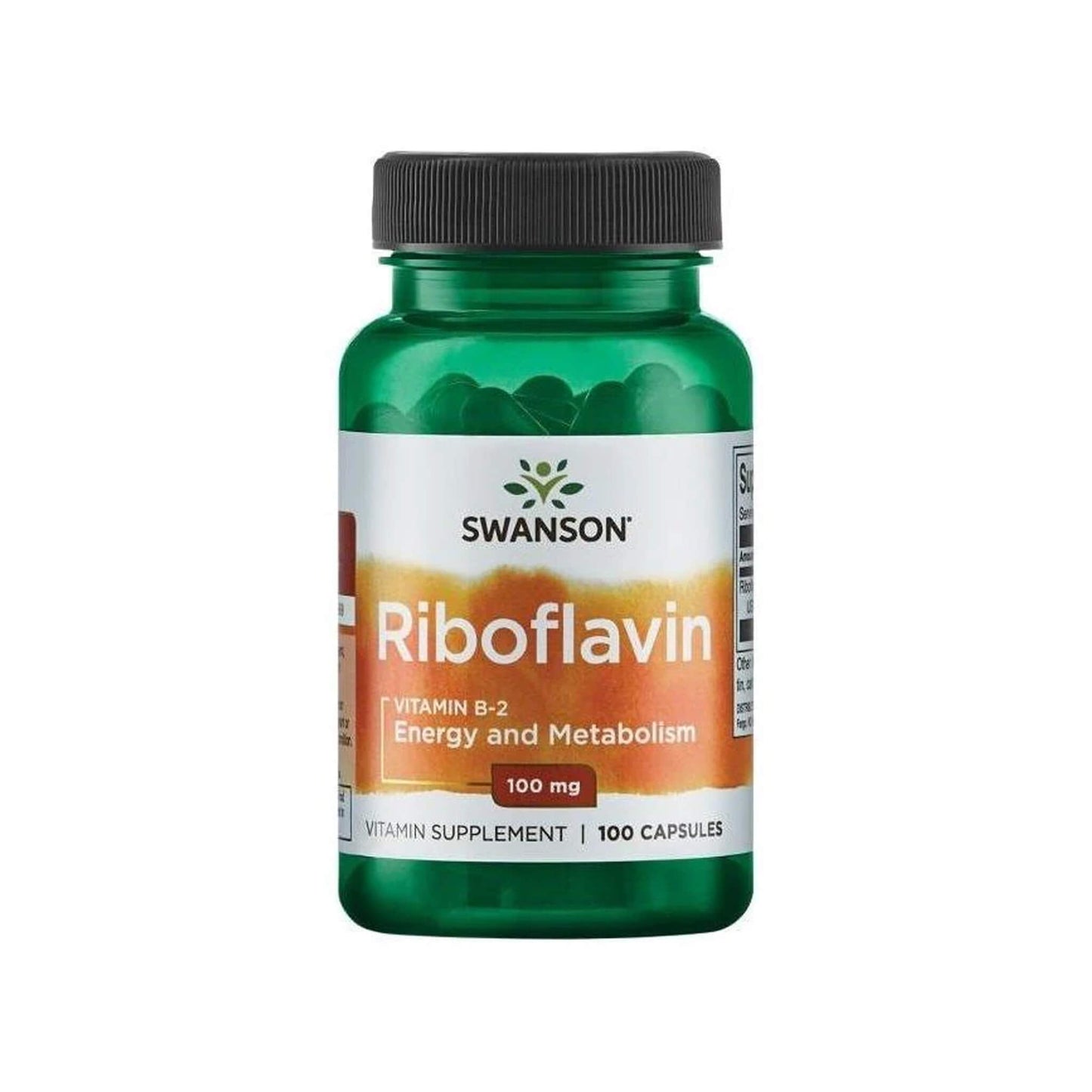 Swanson, Riboflavin, Vitamin B2, 100 mg - 100 Capsules