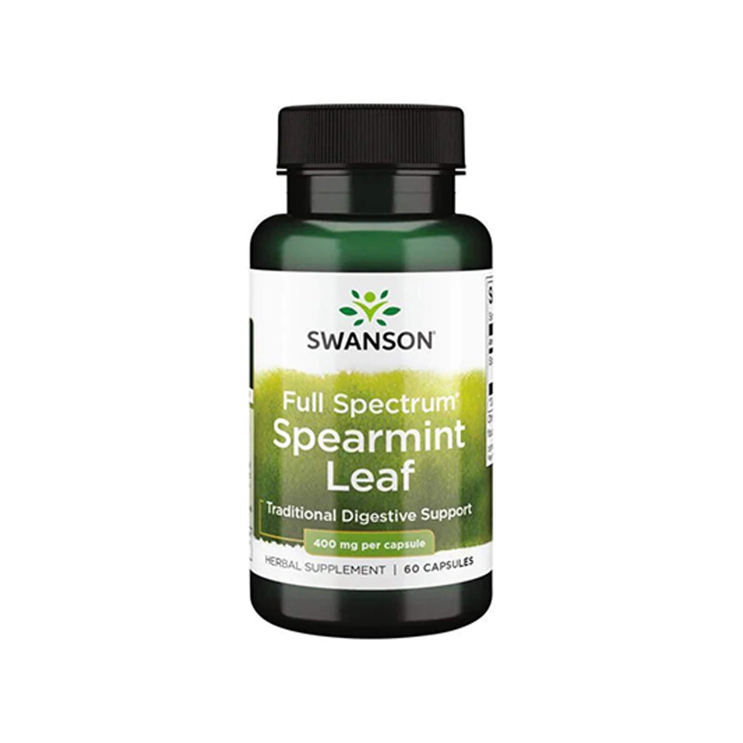 Swanson, Full Spectrum Spearmint Leaf, 400 mg - 60 Capsules