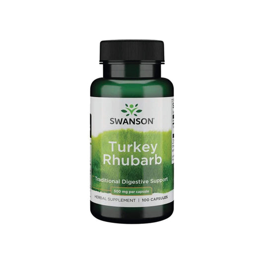 Swanson, Turkey Rhubarb - 100 Capsule