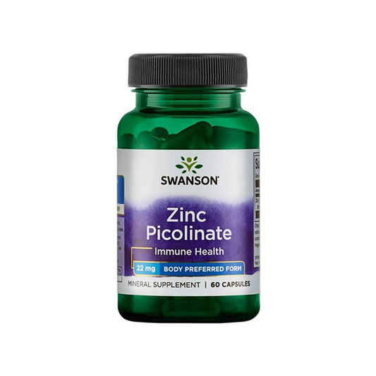 Swanson, Zinc Picolinate Body Preferred Form, 22 mg - 60 Capsules